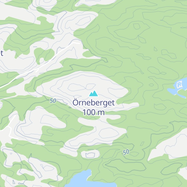 Map of Örneberget