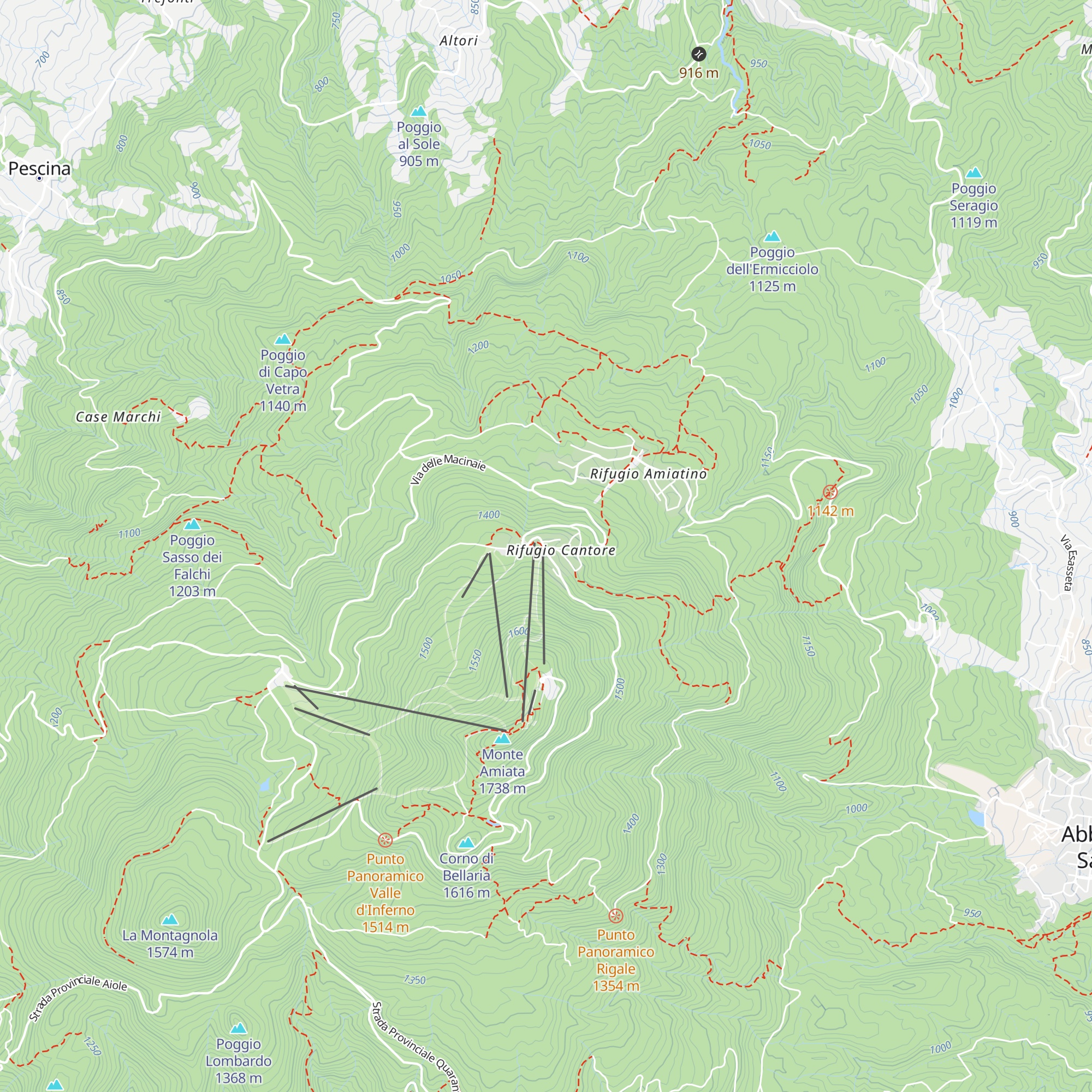 Rifugio Generale Cantore map
