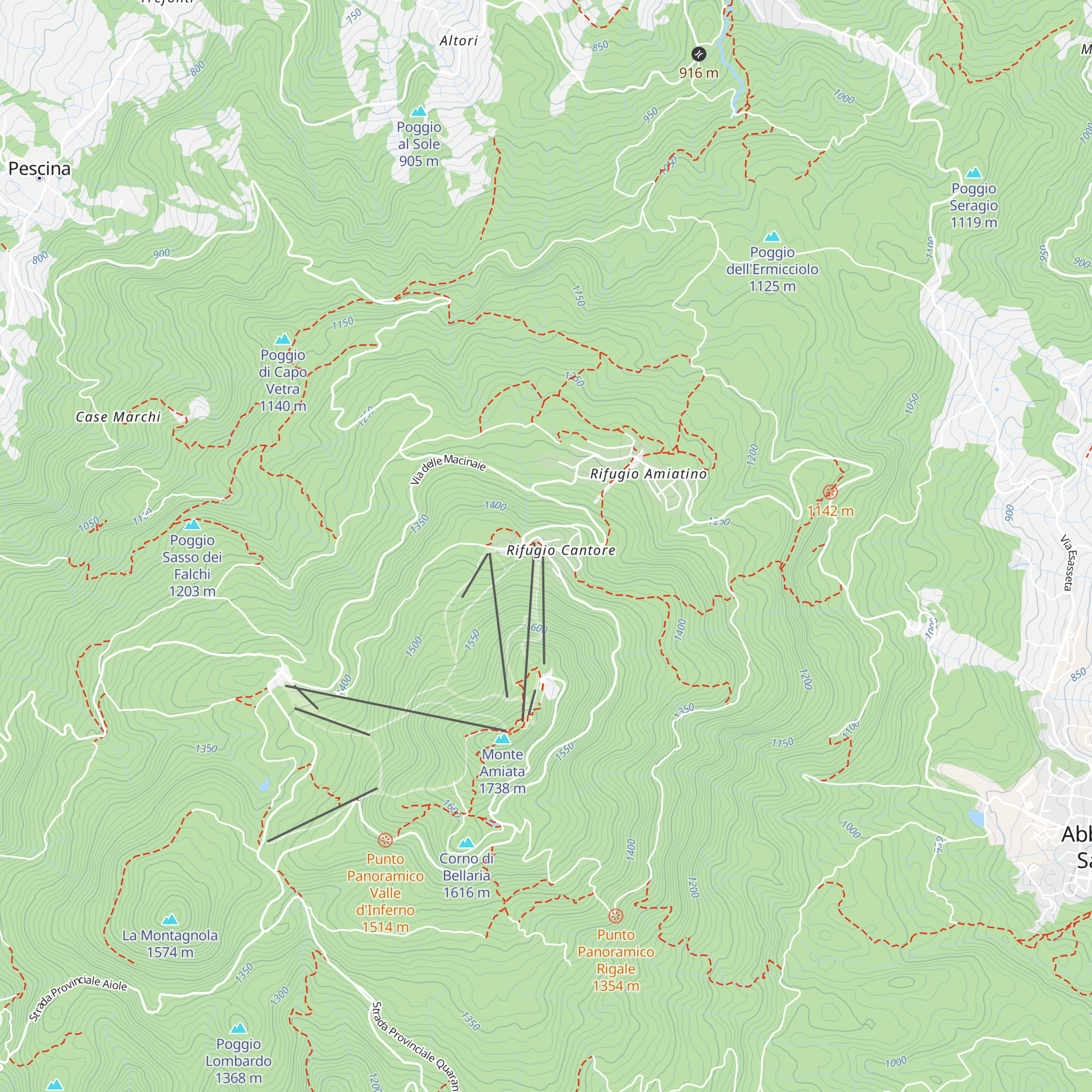 Rifugio Generale Cantore map