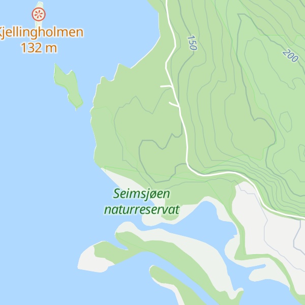 Map of Bratthamaren
