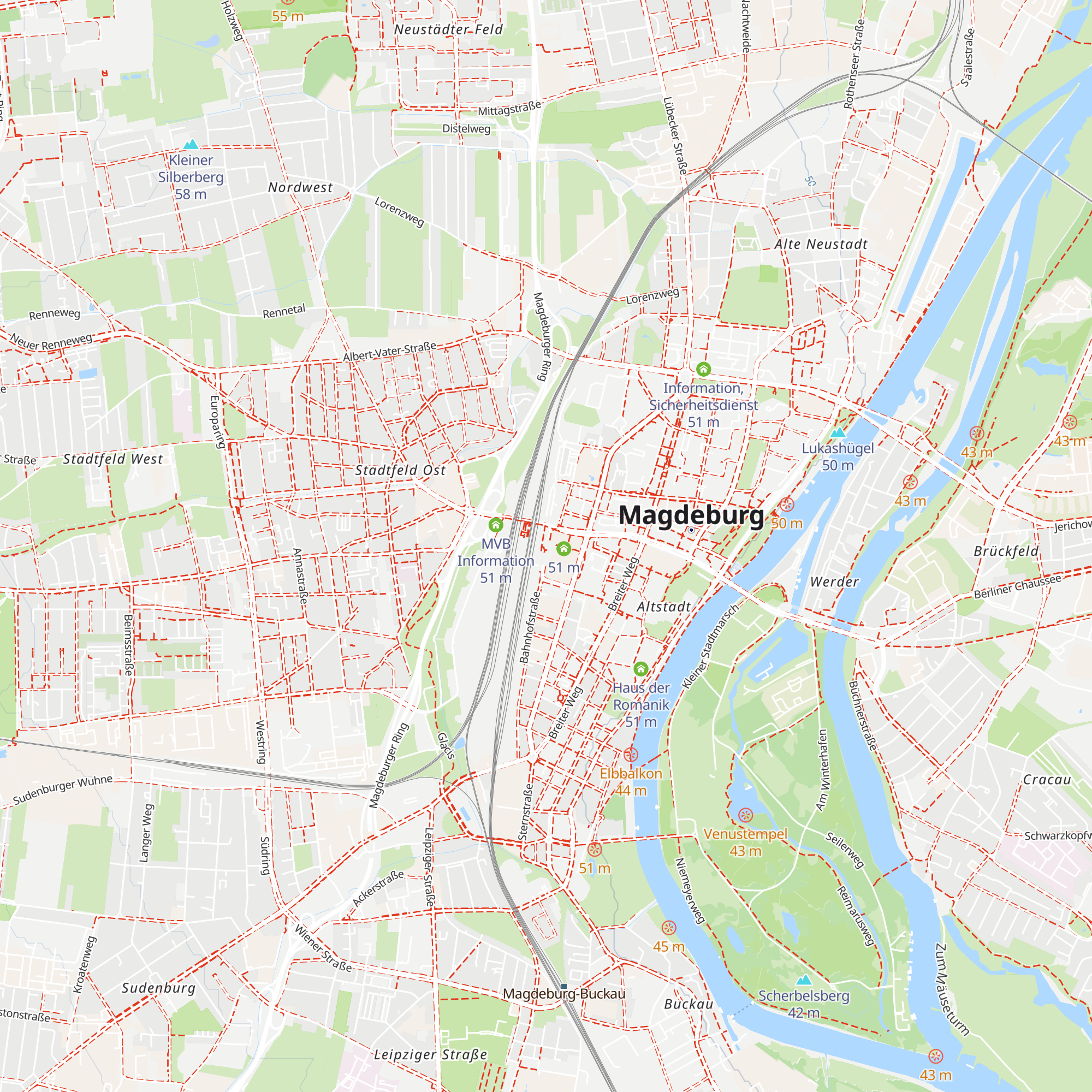 Tourist-Infornation map