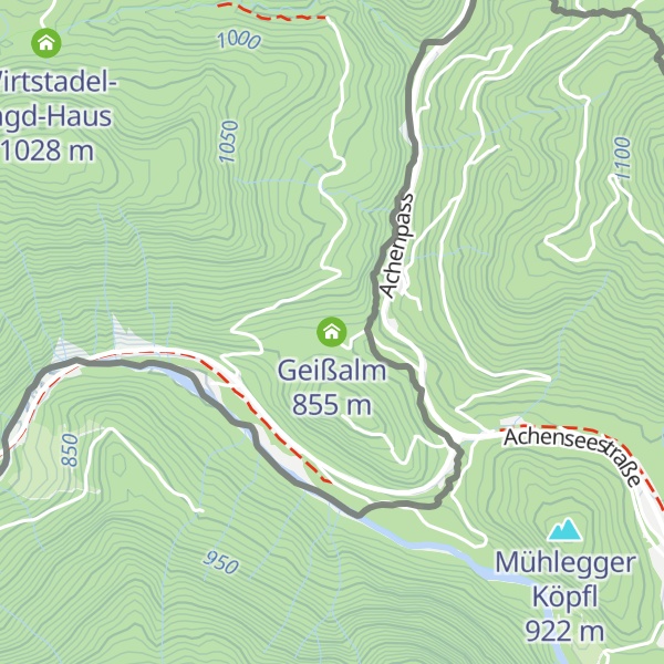 Map of Geißalm