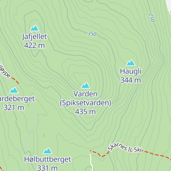 Map of Varden (Spiksetvarden)