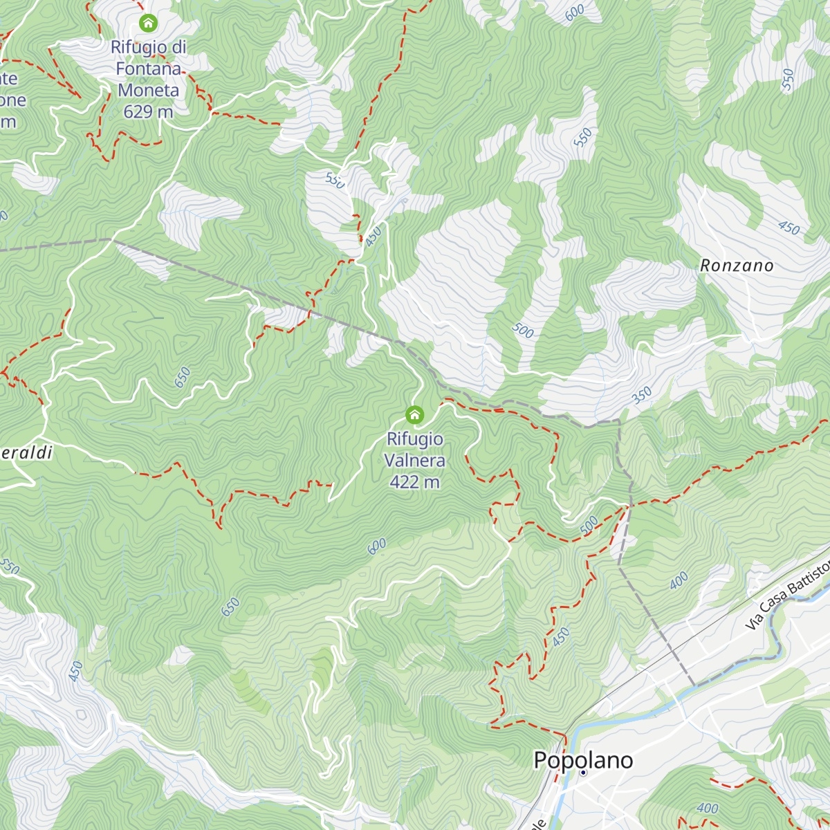 Rifugio Valnera map