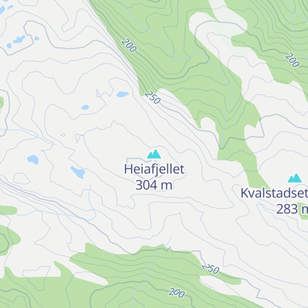 Map of Heiafjellet