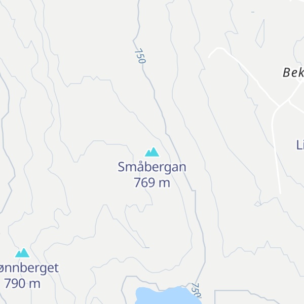 Map of Småbergan