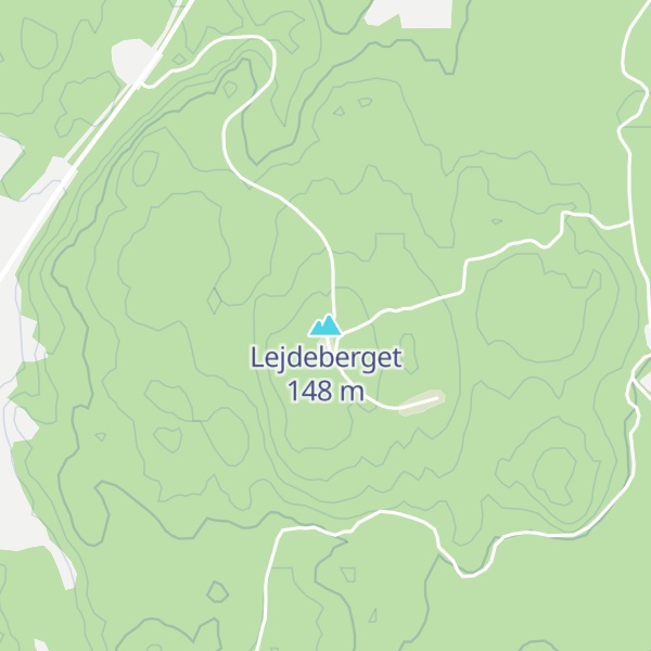 Map of Lejdeberget