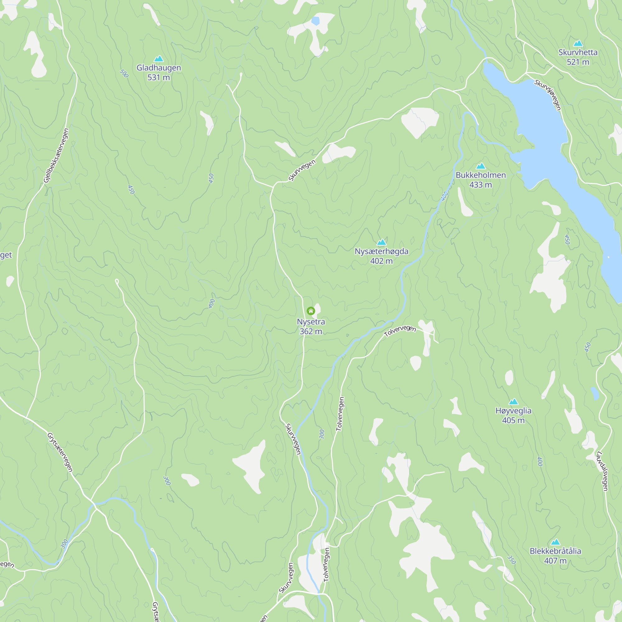 Nysetra map