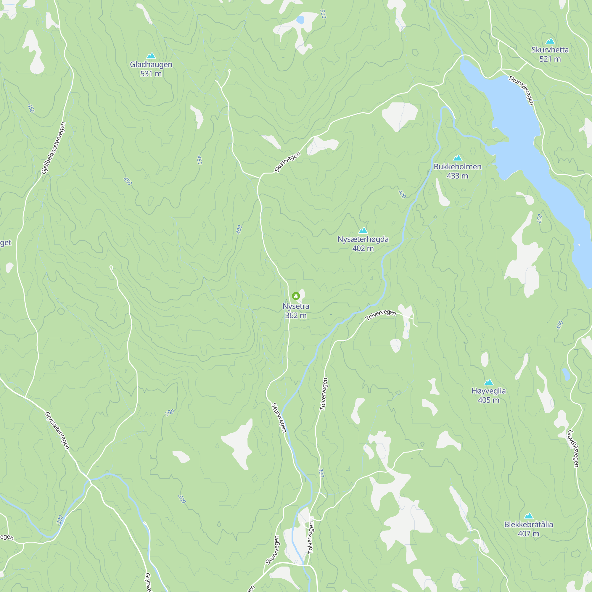 Nysetra map