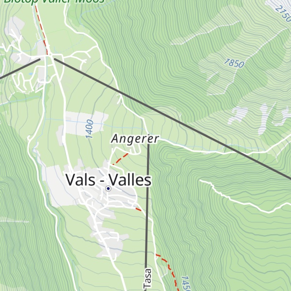 Map of Luckner Huette