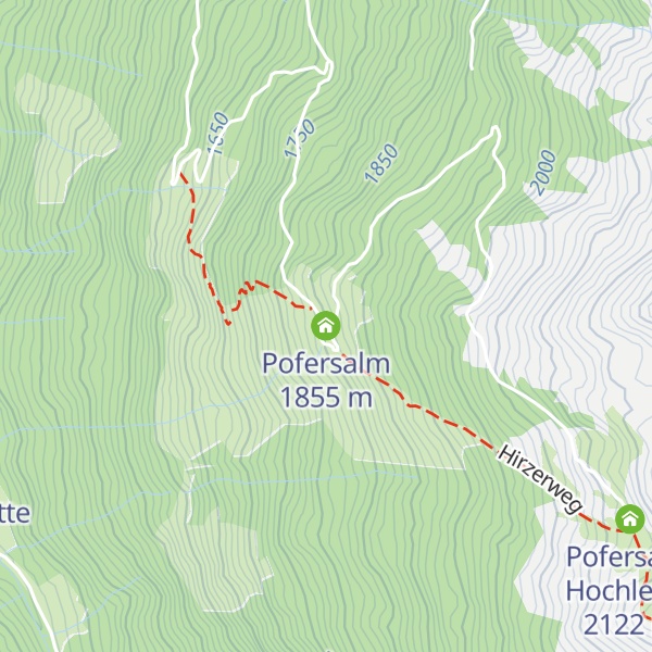 Map of Pofersalm