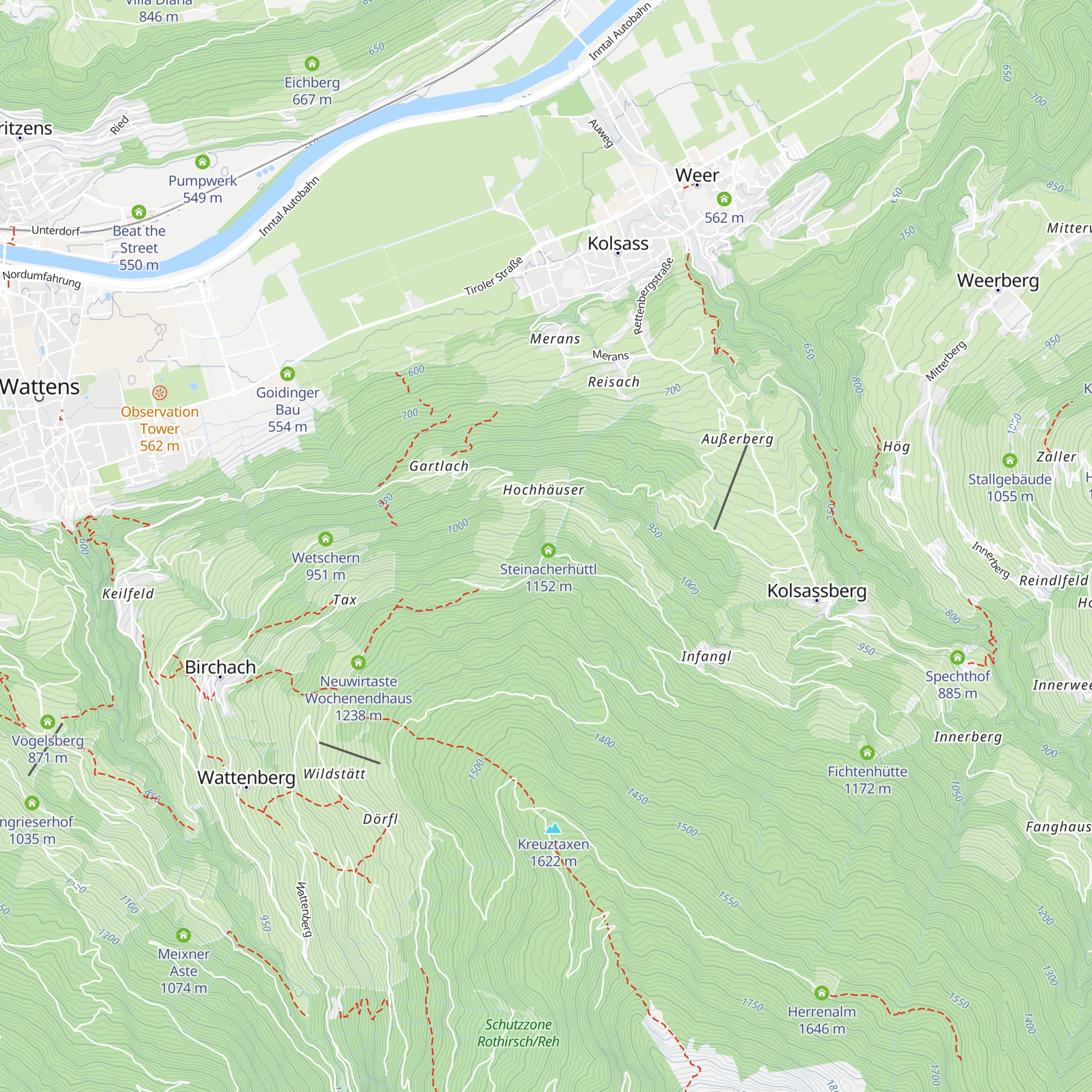 Kuschelhütte map
