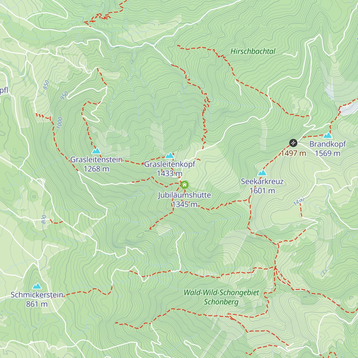 Lenggrieser Hütte map