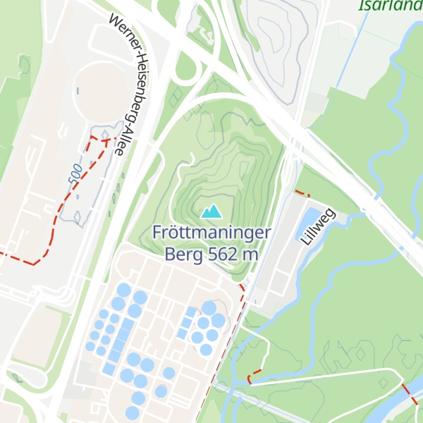 Map of Fröttmaninger Berg