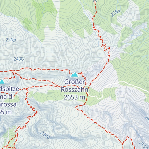 Map of Großer Rosszahn
