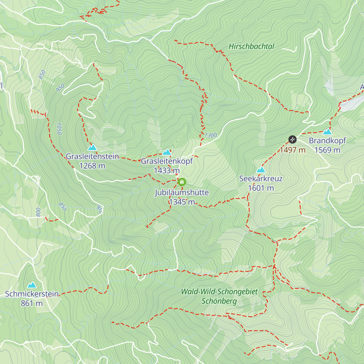 Jubiläumshütte map