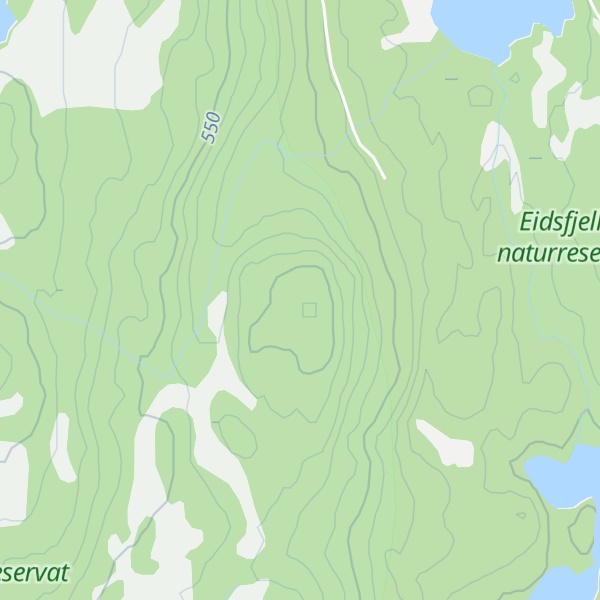 Map of Bringebærberget