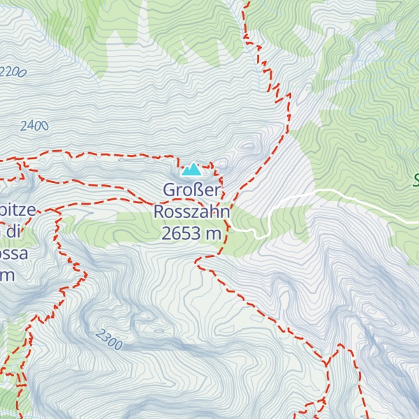 Map of Tierser Alpl Hütte - Rifugio Alpe di Tires