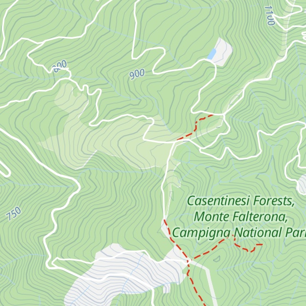 Map of Bivacco di Poggio Ratoio