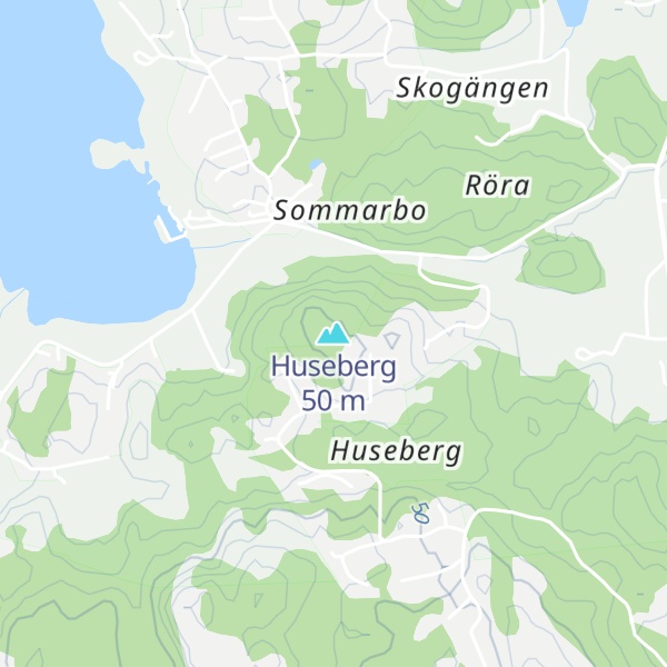 Map of Huseberg