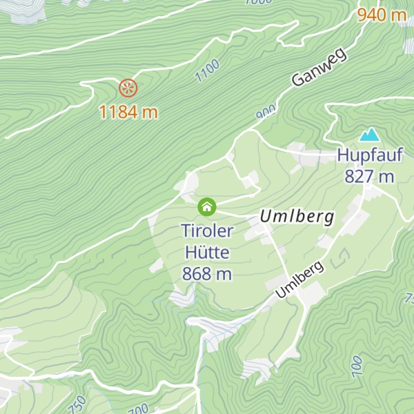 Map of Tiroler Hütte