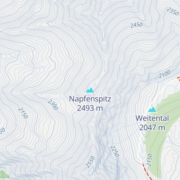 Map of Napfenspitz