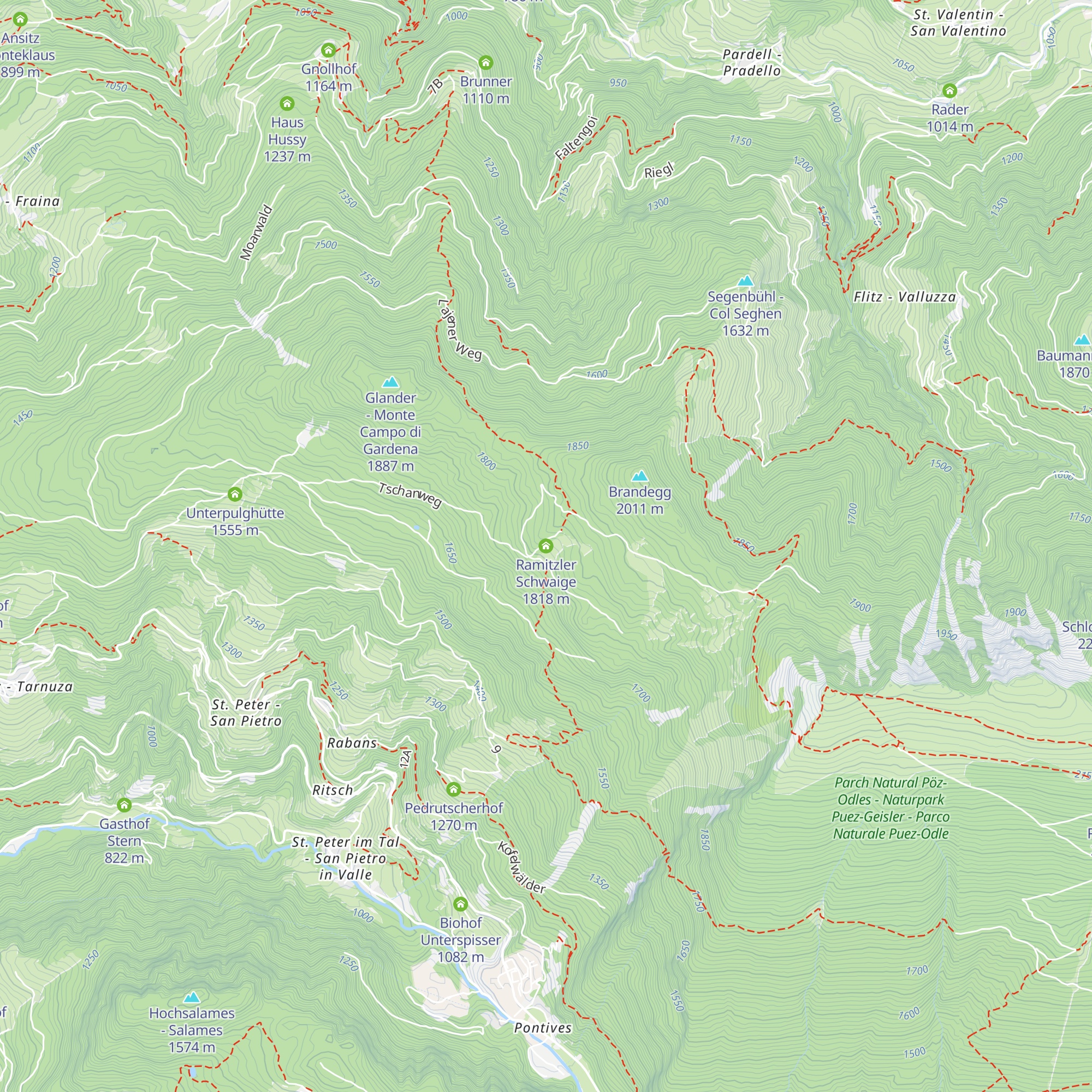 Ramitzler Schwaige map