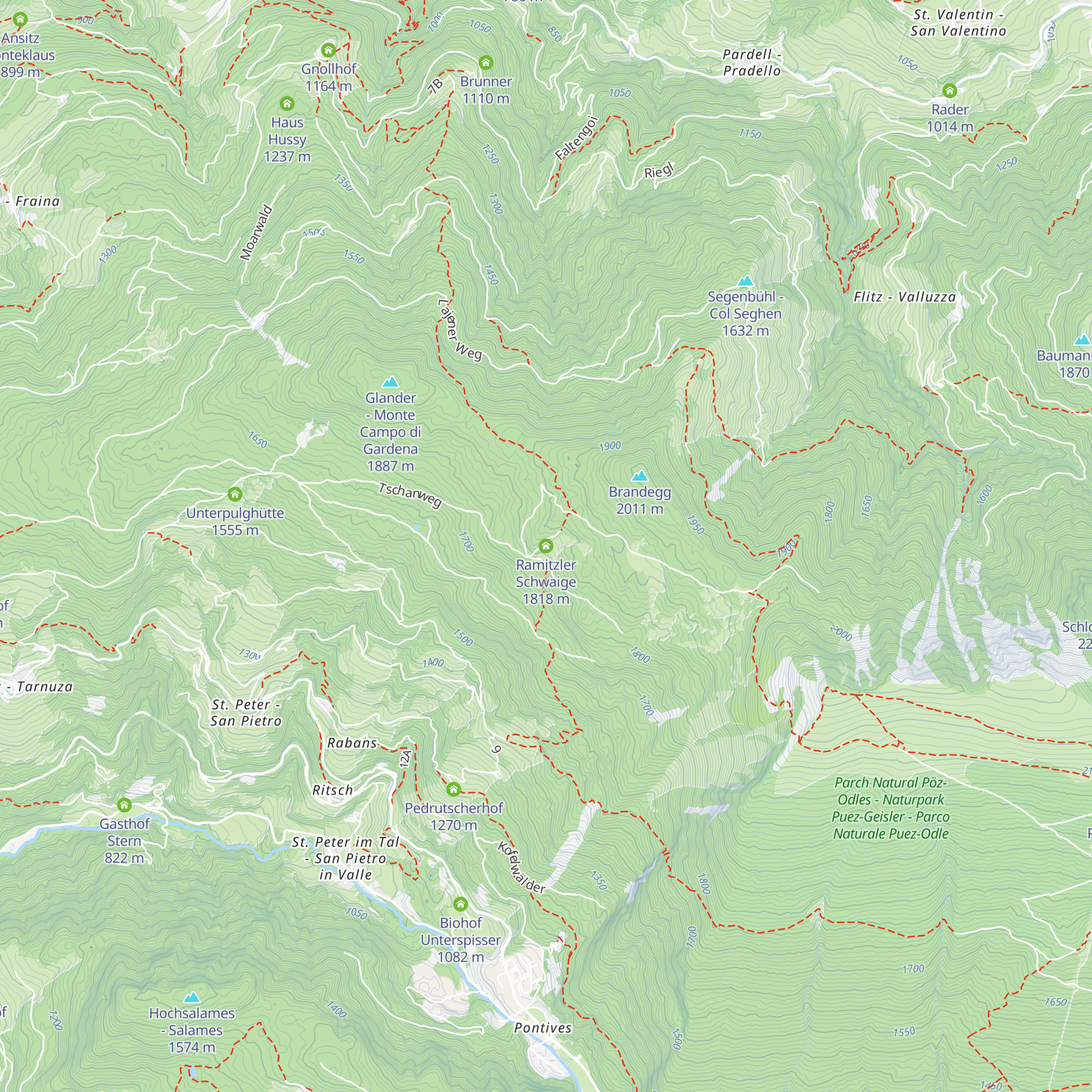 Ramitzler Schwaige map