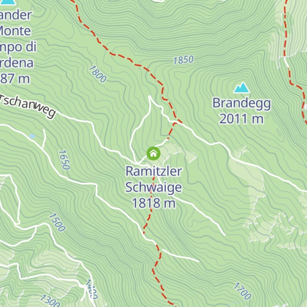 Map of Ramitzler Schwaige