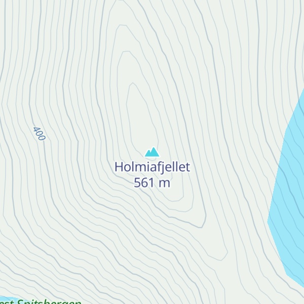 Map of Holmiafjellet