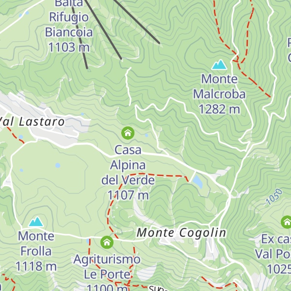Map of Malga Verde