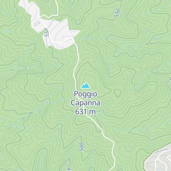 Map of Poggio Capanna