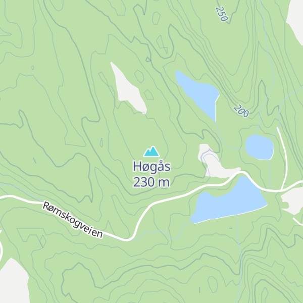 Map of Høgås