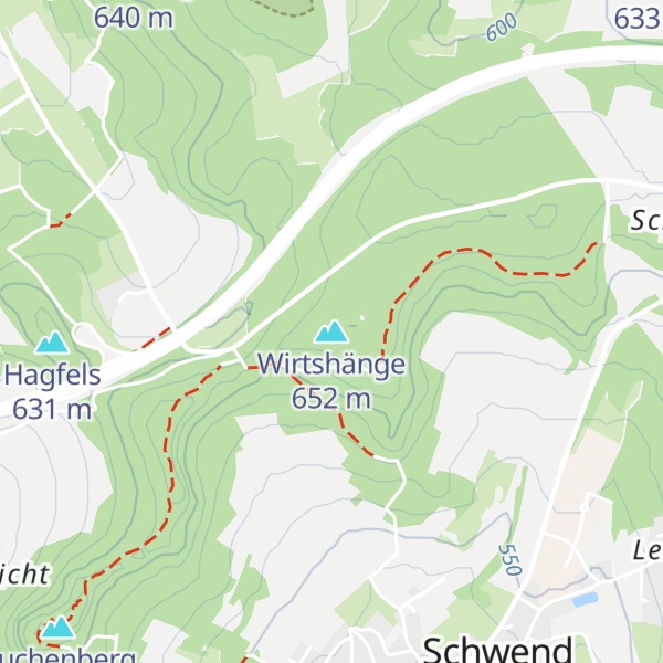 Map of Wirtshänge