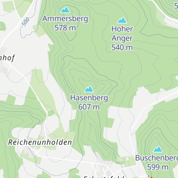 Map of Hasenberg