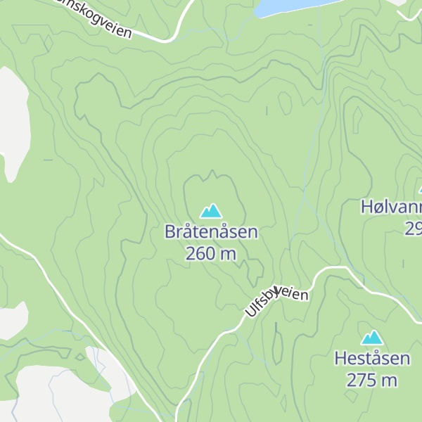 Map of Bråtenåsen