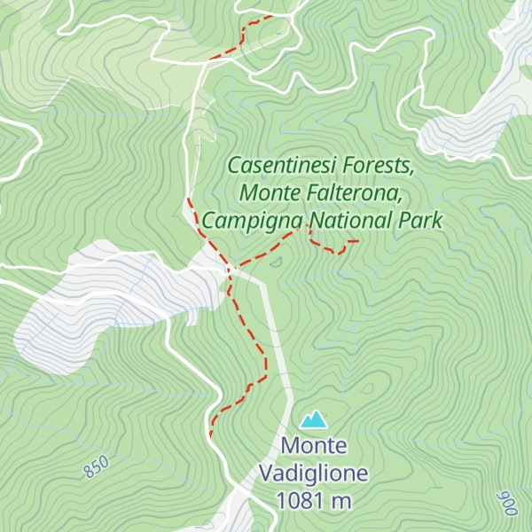 Map of Poggio Calvaliani