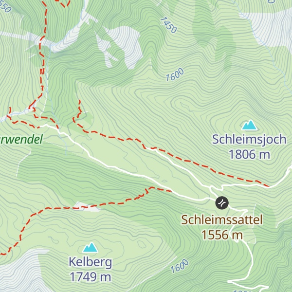 Map of Vorderschleimsalm
