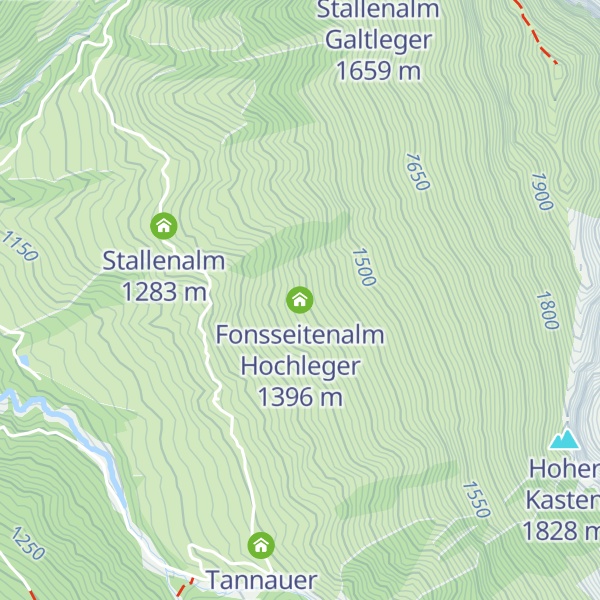 Map of Fonsseitenalm Hochleger