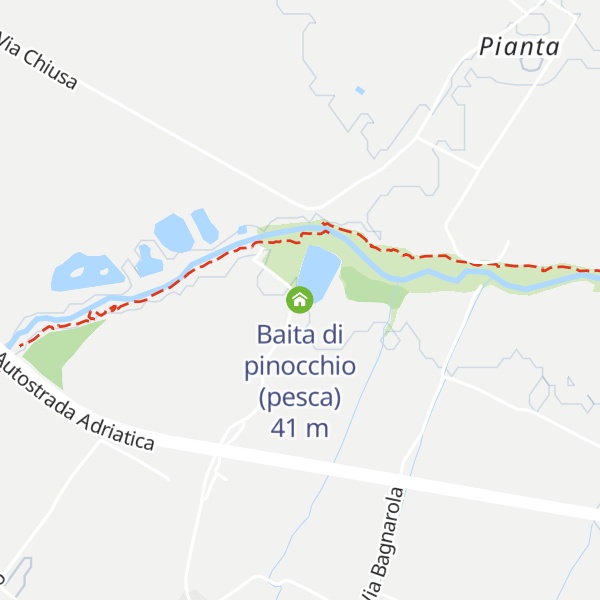 Map of Baita di pinocchio (pesca)