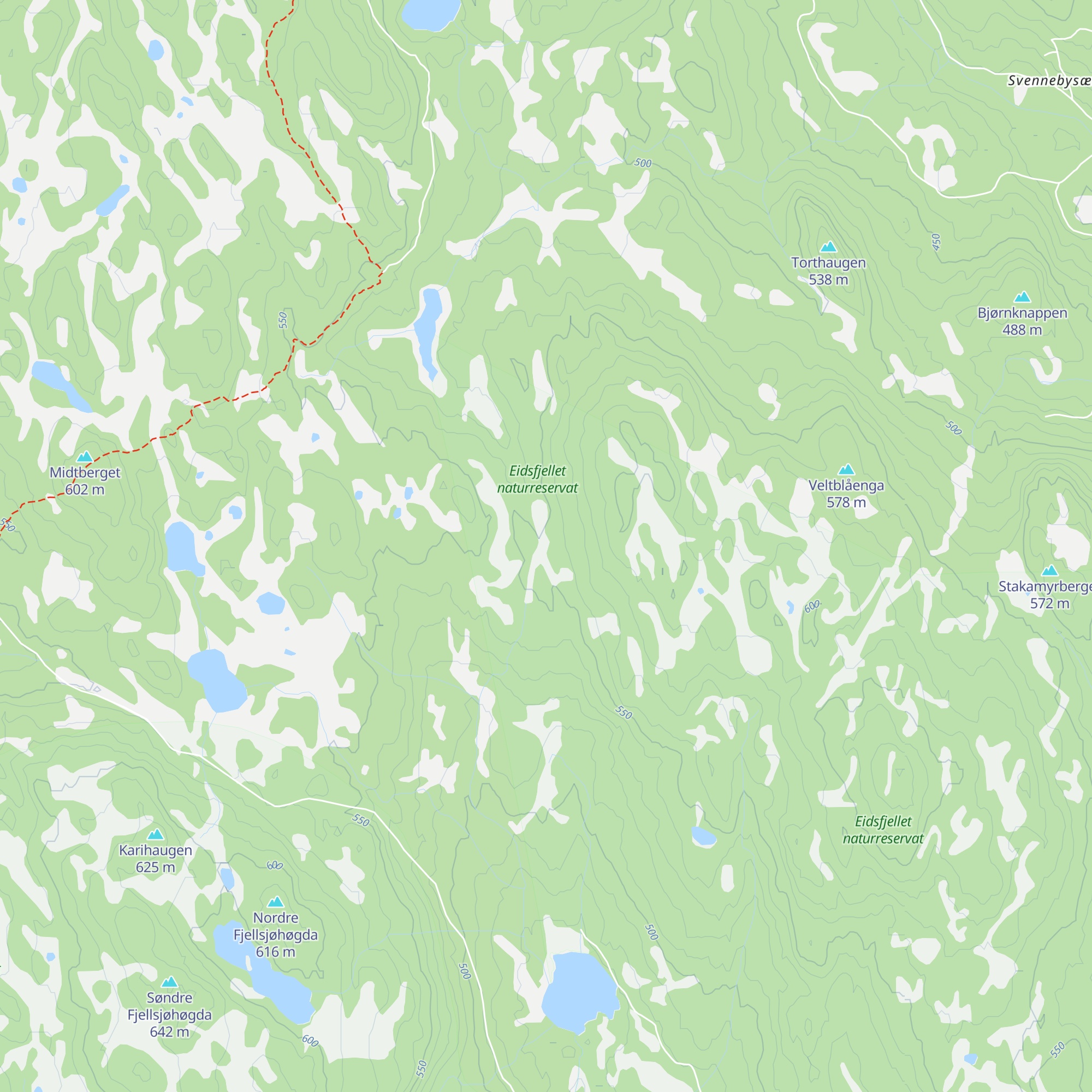 Opptrekkern map