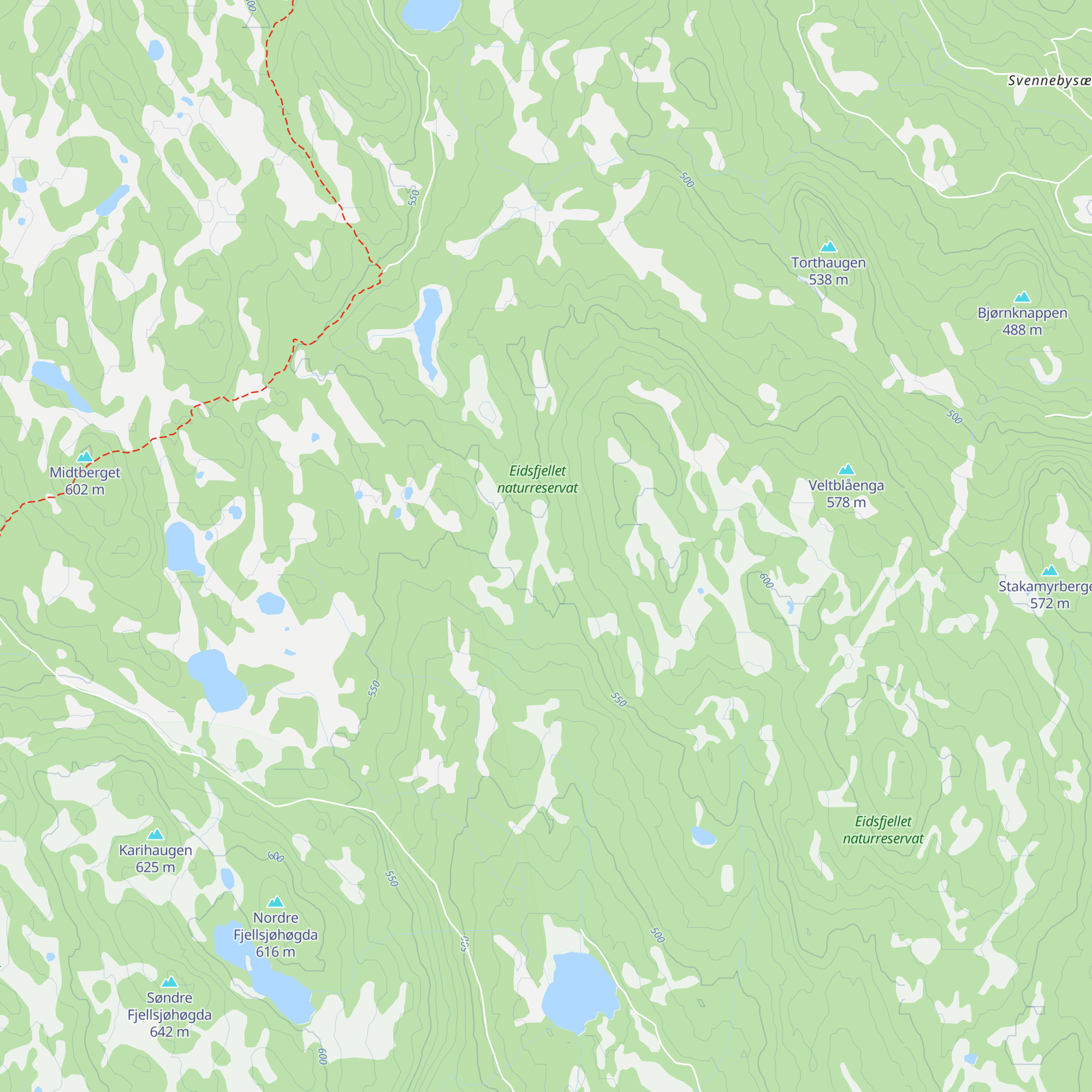 Opptrekkern map