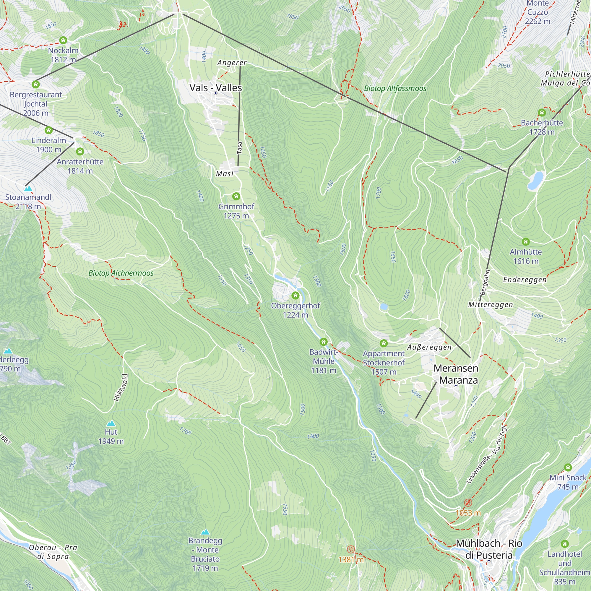 Obereggerhof map