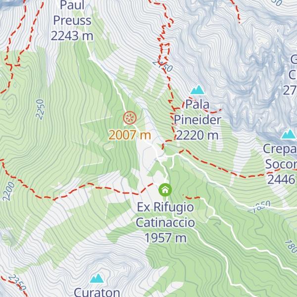 Map of Rifugio Stella Alpina