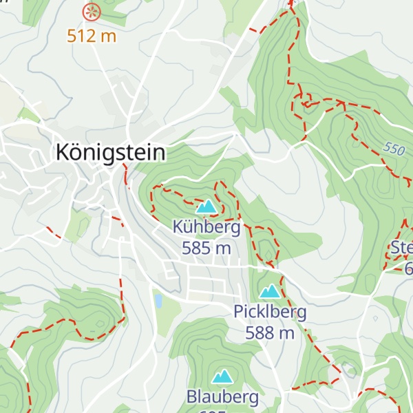 Map of Kühberg