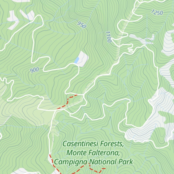 Map of Poggio Faggio Tondo