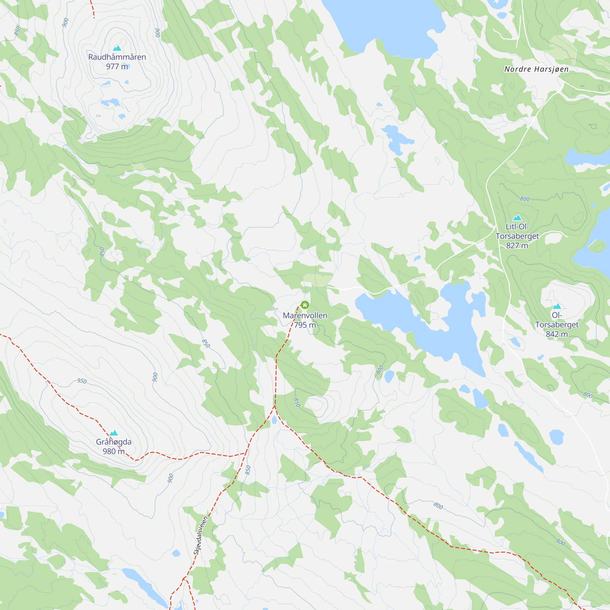 Marenvollen map