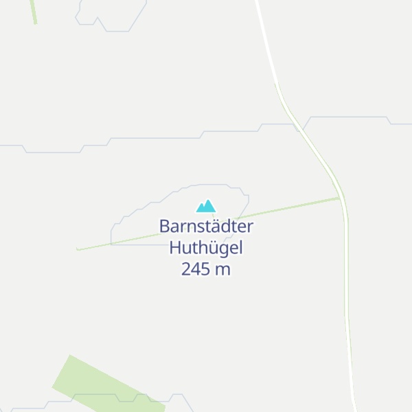 Map of Barnstädter Huthügel