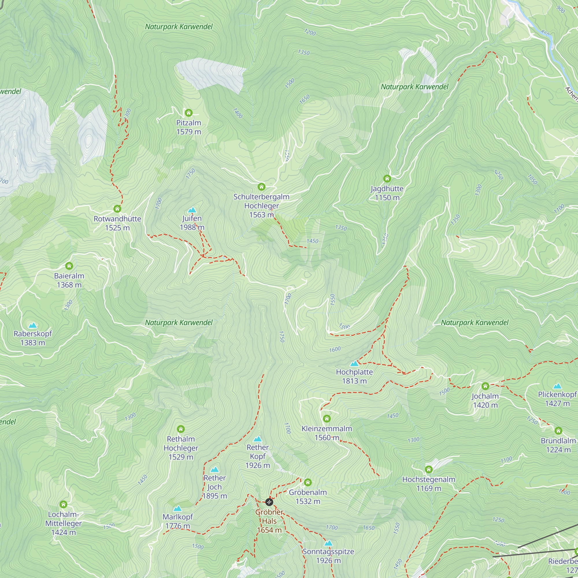 Lämpereralm map
