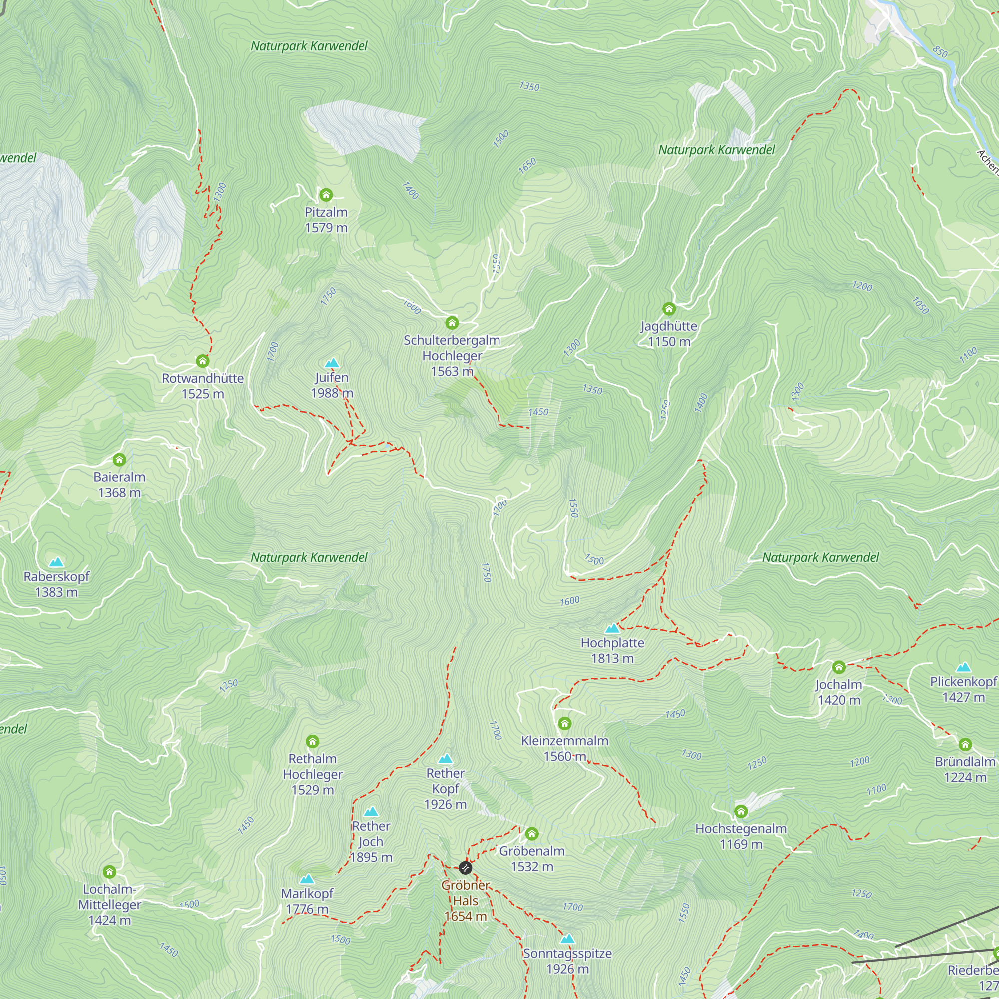 Lämpereralm map